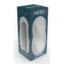 Toy Joy Masturbateur Hero Swirl Blanc